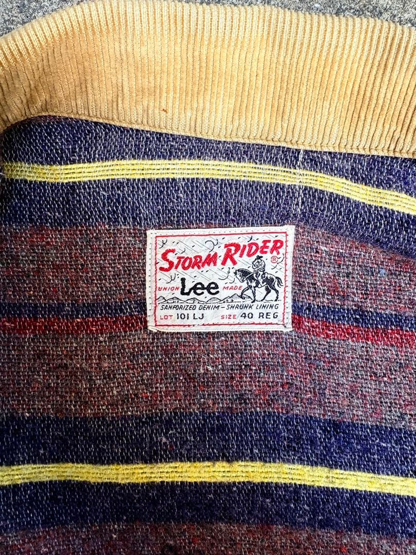 最終値下げ　60s Lee 101LJ STORMRIDER