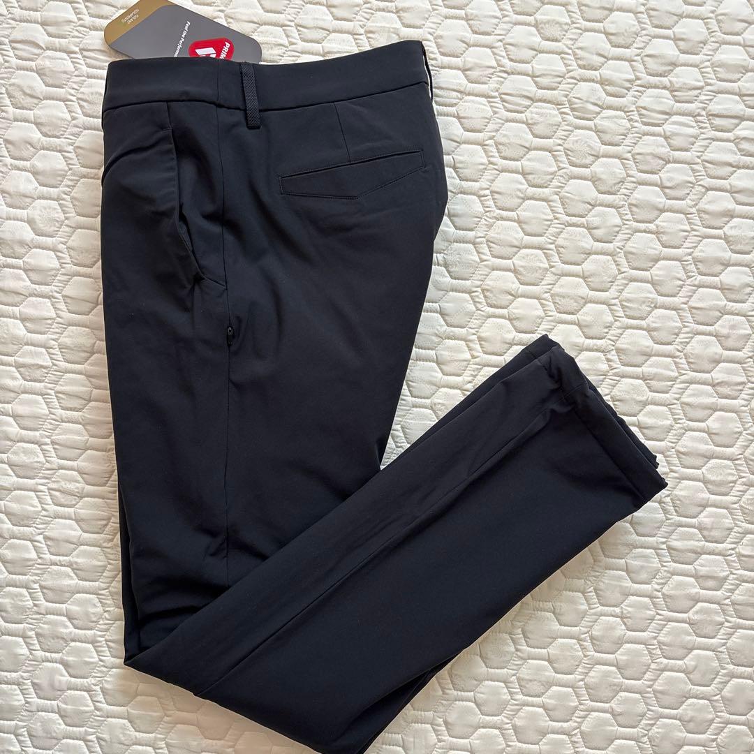 S新品26400円/アディダスゴルフ/レディース/中綿ストレッチパンツ/黒