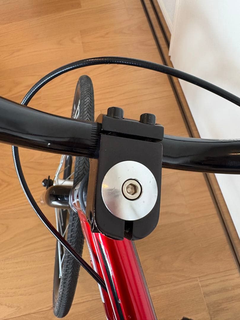 BMX自転車 アルミフレーム レッド/ブラック