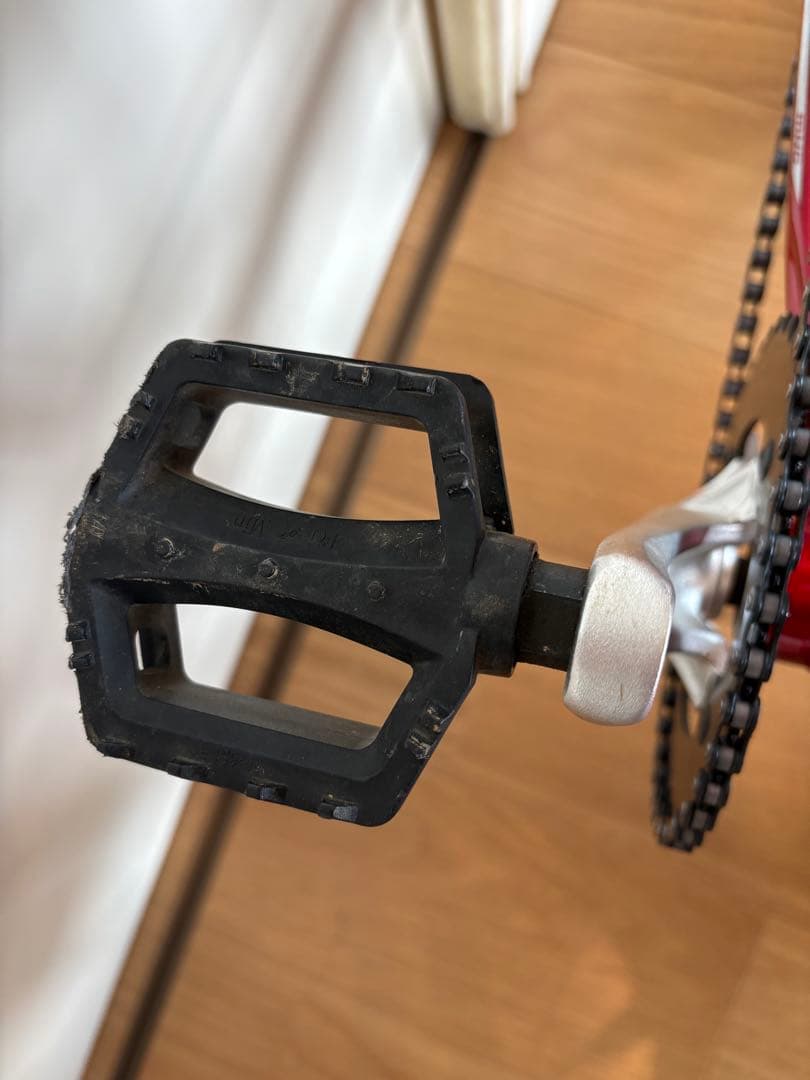 BMX自転車 アルミフレーム レッド/ブラック