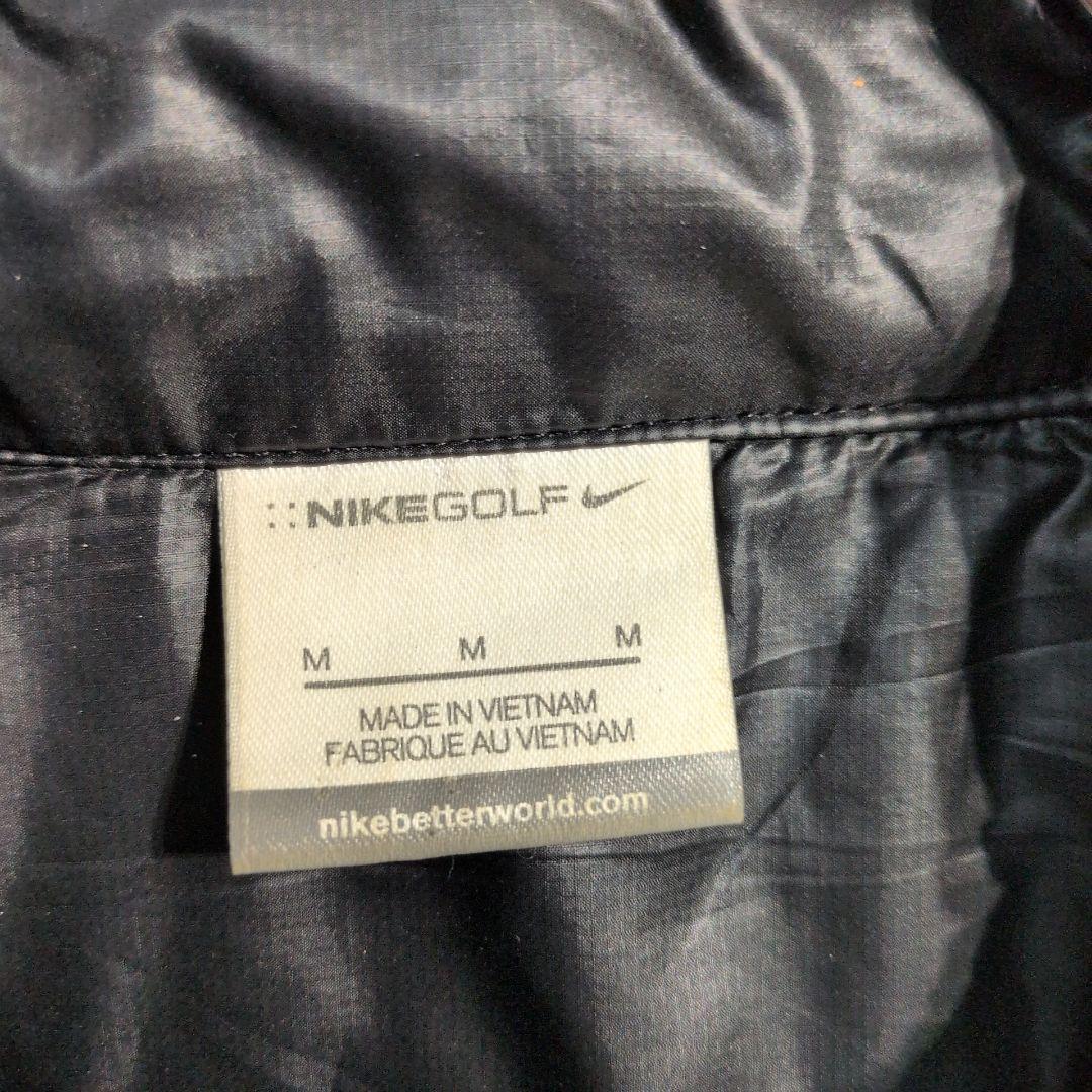 NIKE GOLF　中綿ジャケット　レディース M　黒　軽量　防寒　光沢