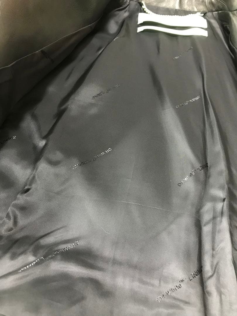 【値下げ対応可能‼️】 Off-White ライダースジャケット XS