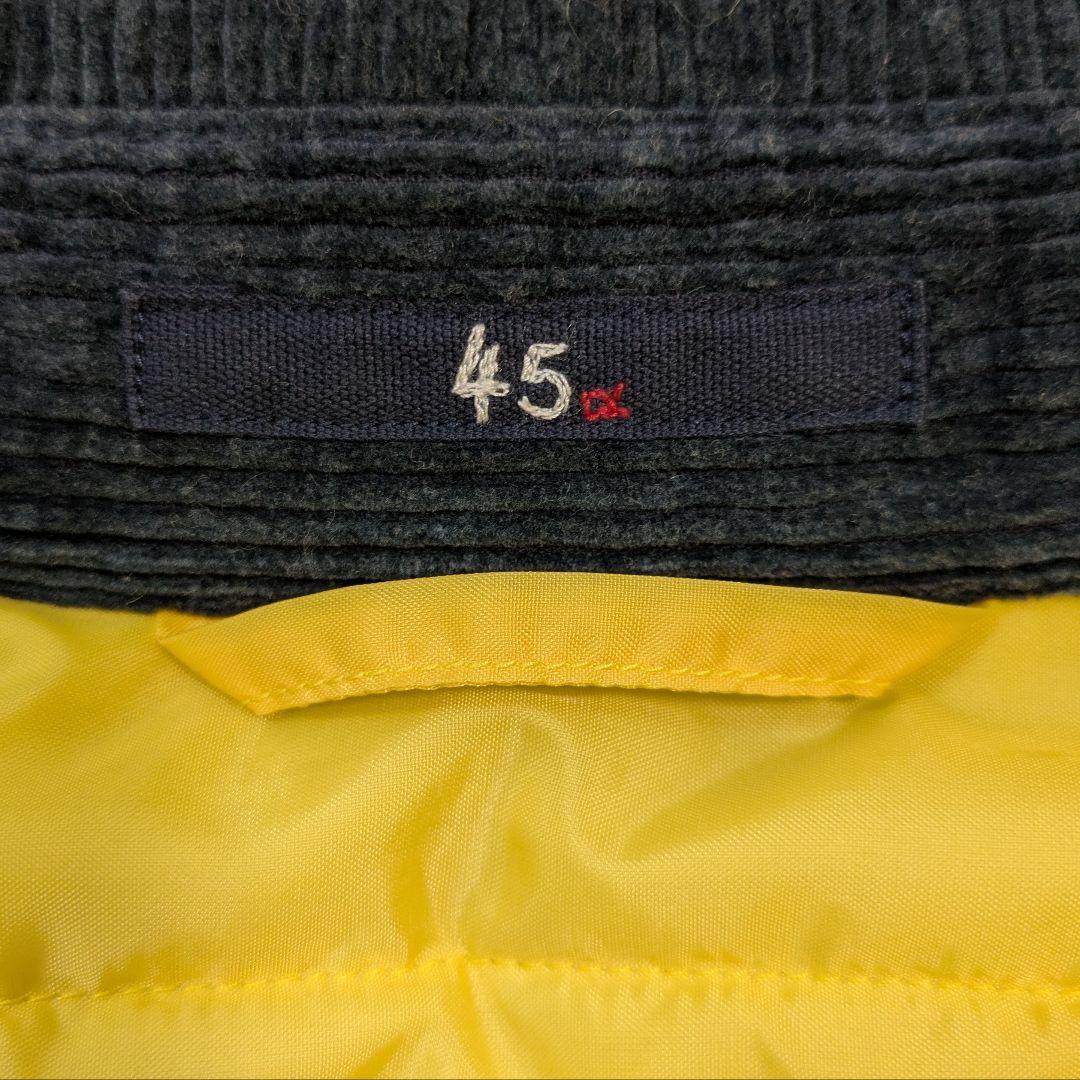 ✨希少✨ 45R ウール キルティング ジャケット チェック ユニセックス