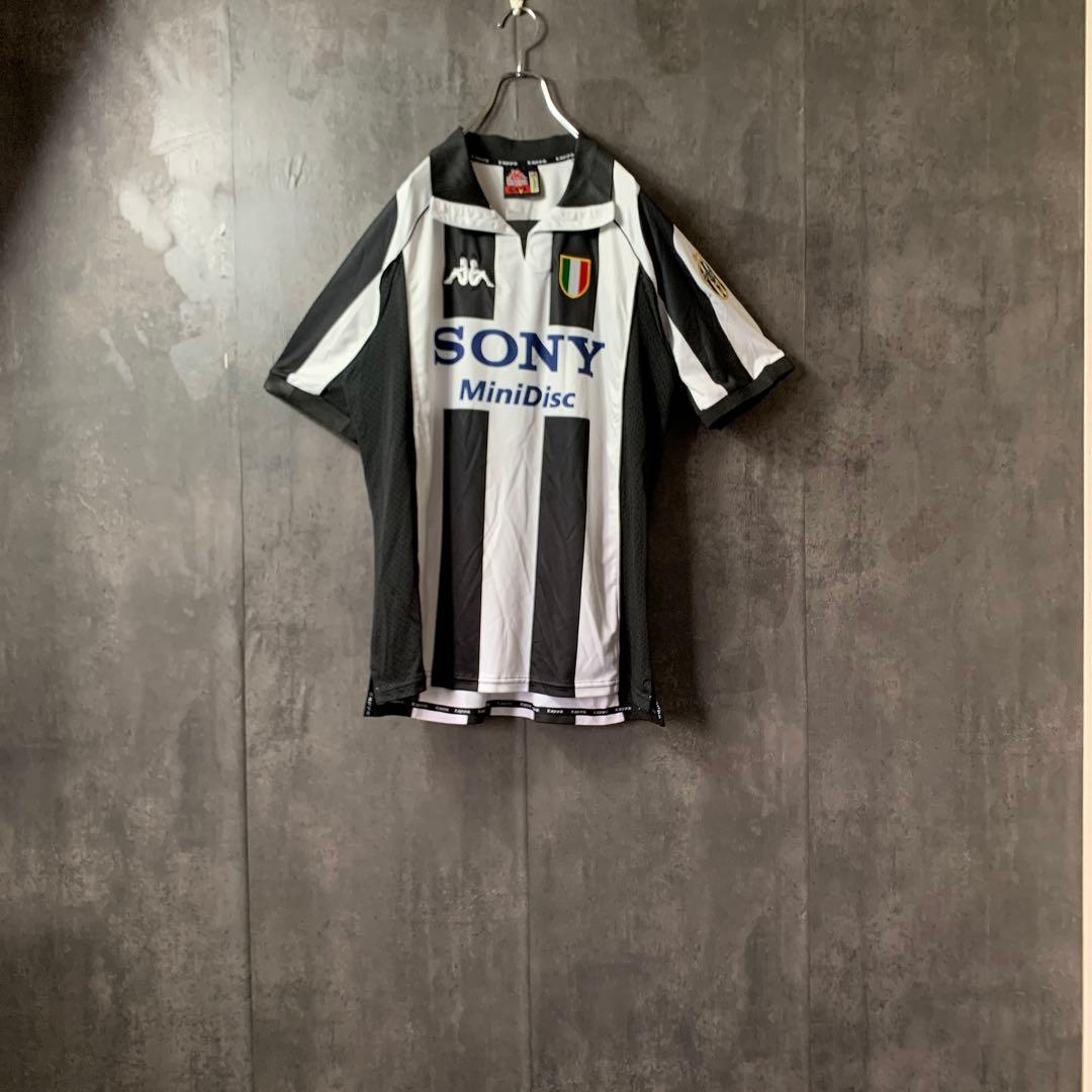 【★デルピエロ】 メンズ 97/98 ユベントス ホーム 半袖 10番 XL