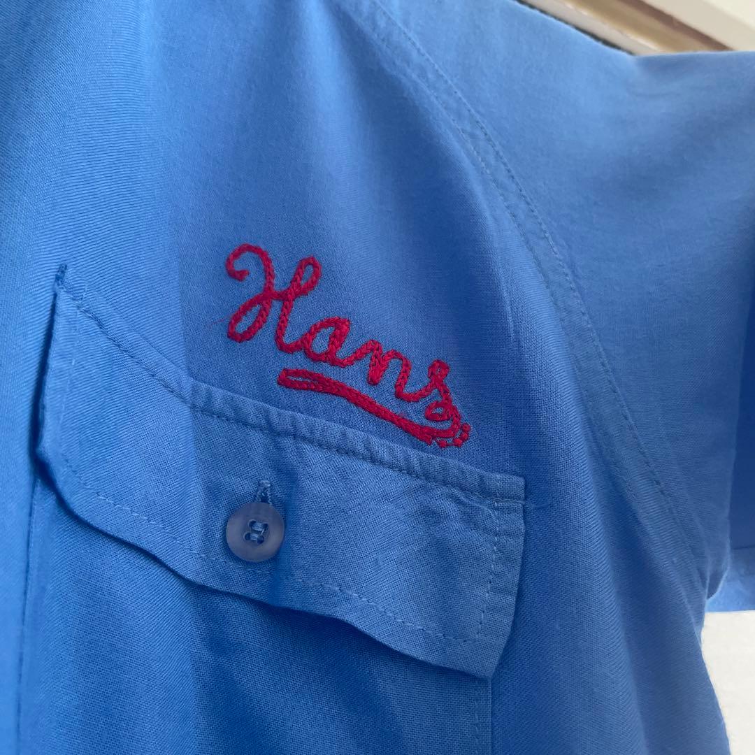 50,60’s長袖レーヨンボーリングシャツ超美品　最終価格