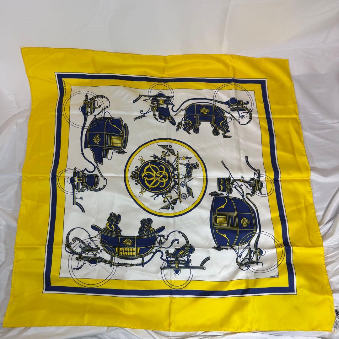 専用HERMES カレ90 エクスリブリス 馬車 ゴンドラ