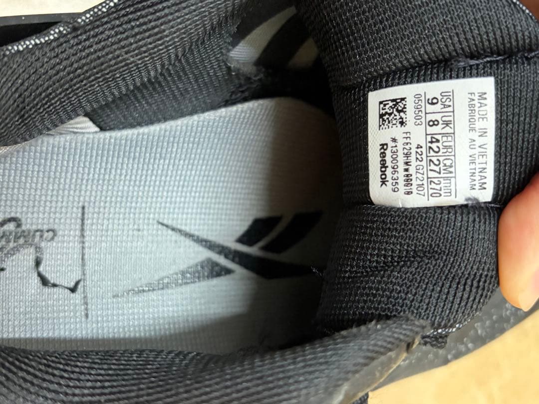 Reebok トレーニングシューズ ブラック