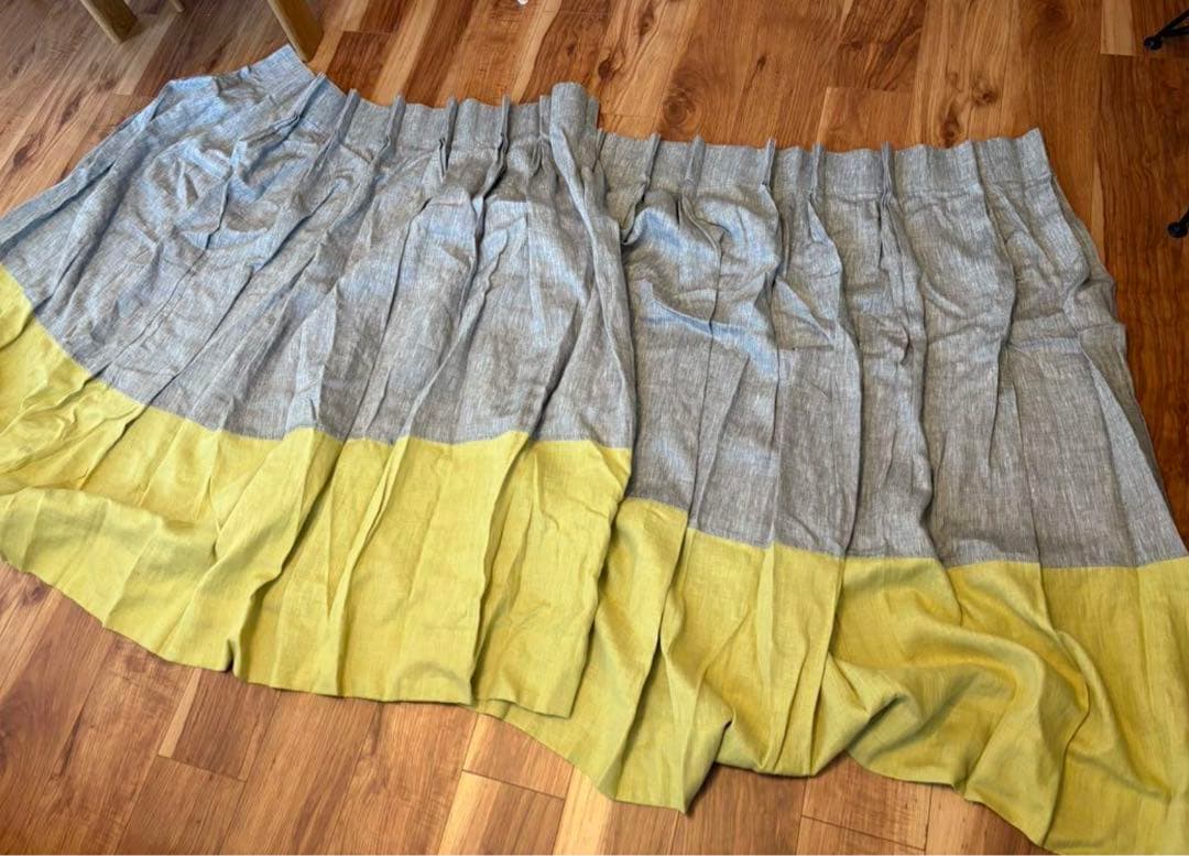 unico ドレープカーテン2枚セット