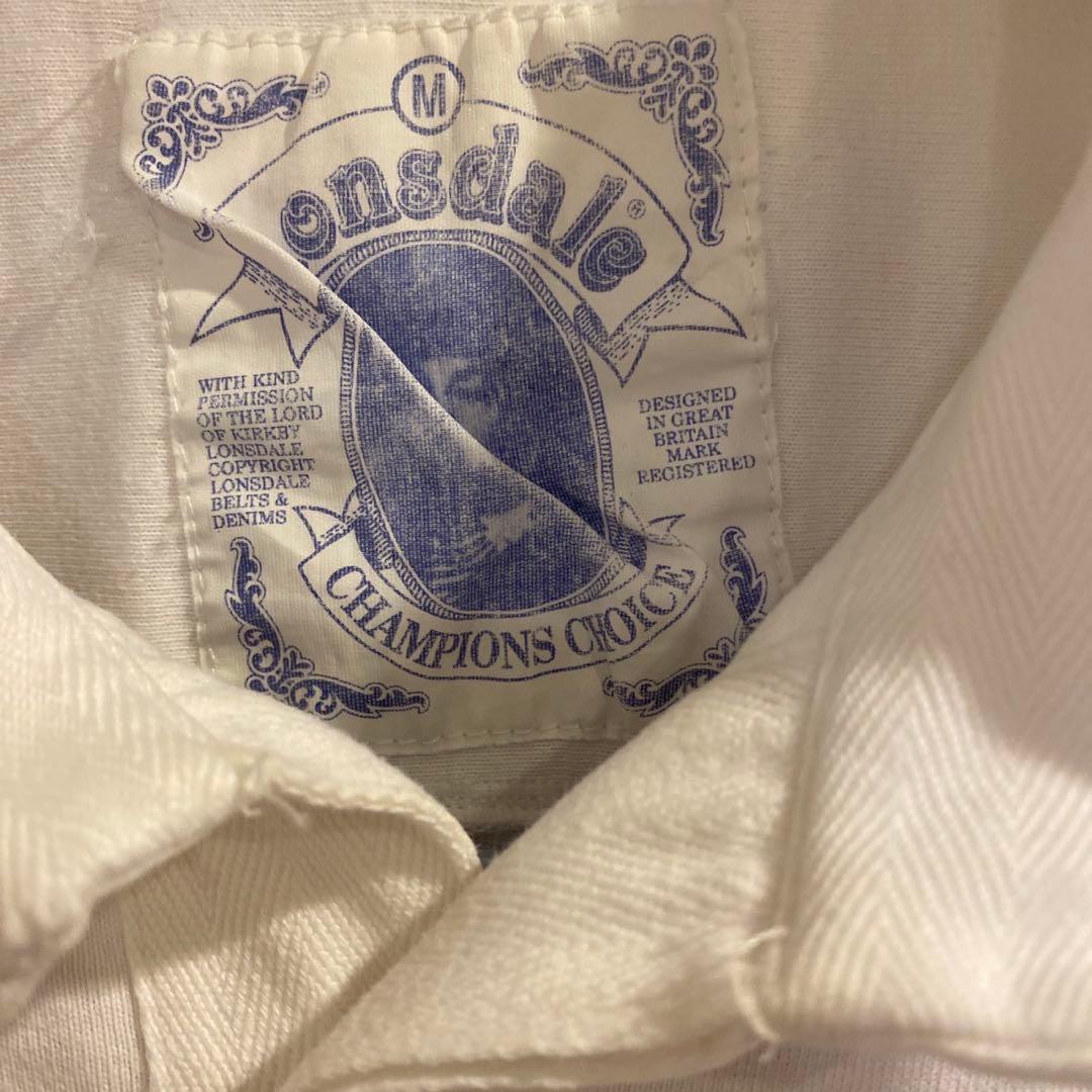 onsdale England ラガーシャツ M ホワイト