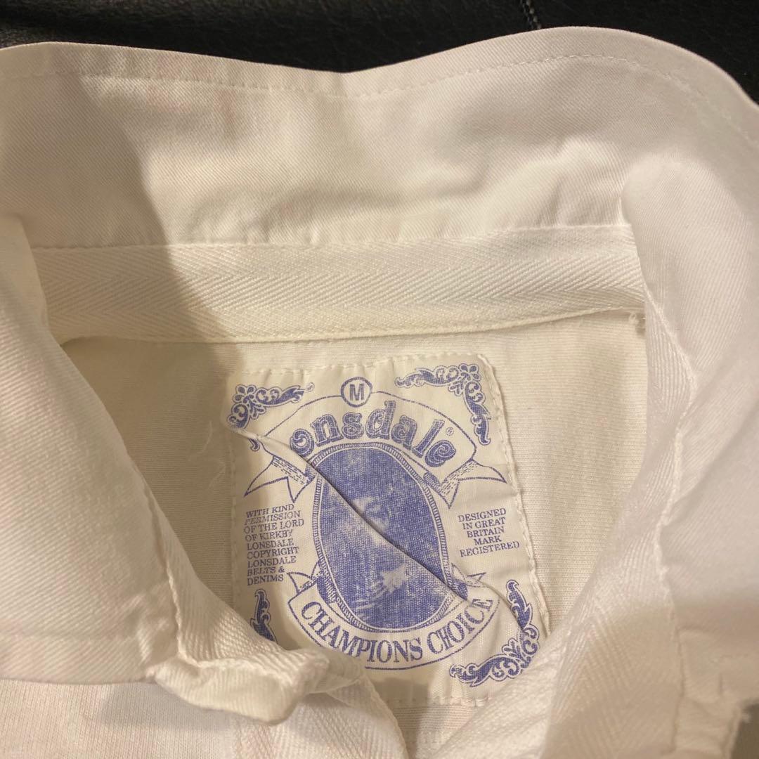 onsdale England ラガーシャツ M ホワイト