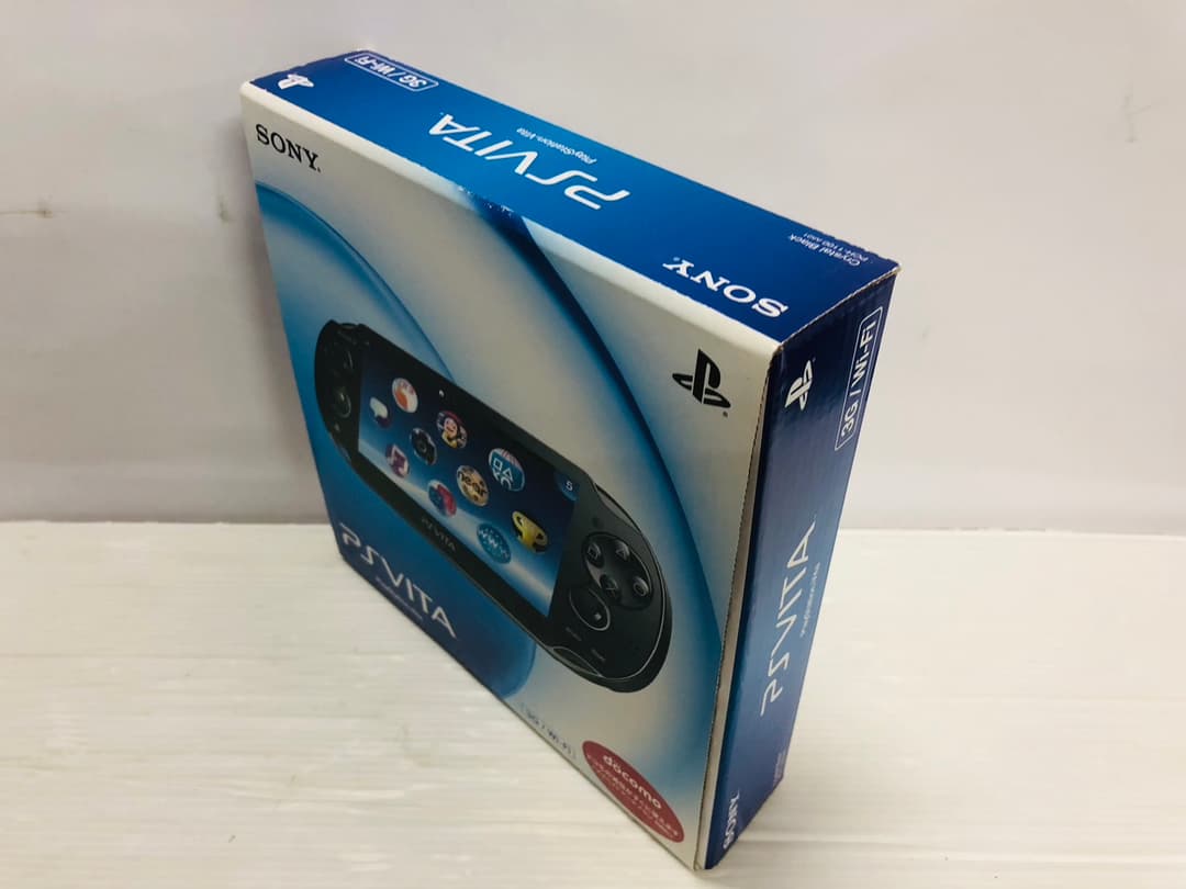 ★未使用★極美品PS Vita3G/Wi-Fiモデルクリスタル・ブラック1100