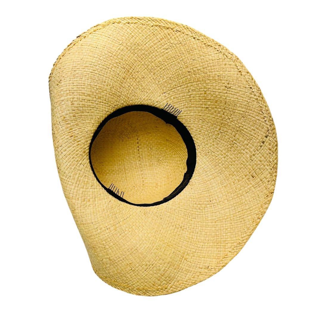 maxim マキシンレディース　帽子　リボン　大きめ　日本製　麦わら帽子