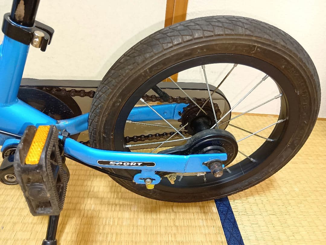 STRIDER 14x ストライダー ブルー スタンド・ペダル付き 中古品