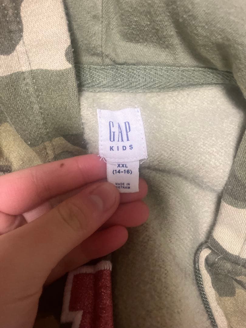 『 あ  』00s old GAP 迷彩 パーカー y2k