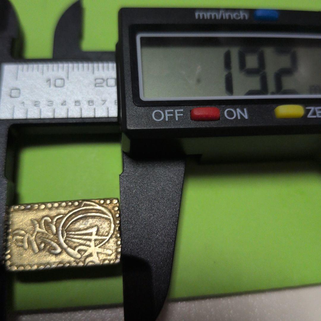 明治ニ分 判金2.95g