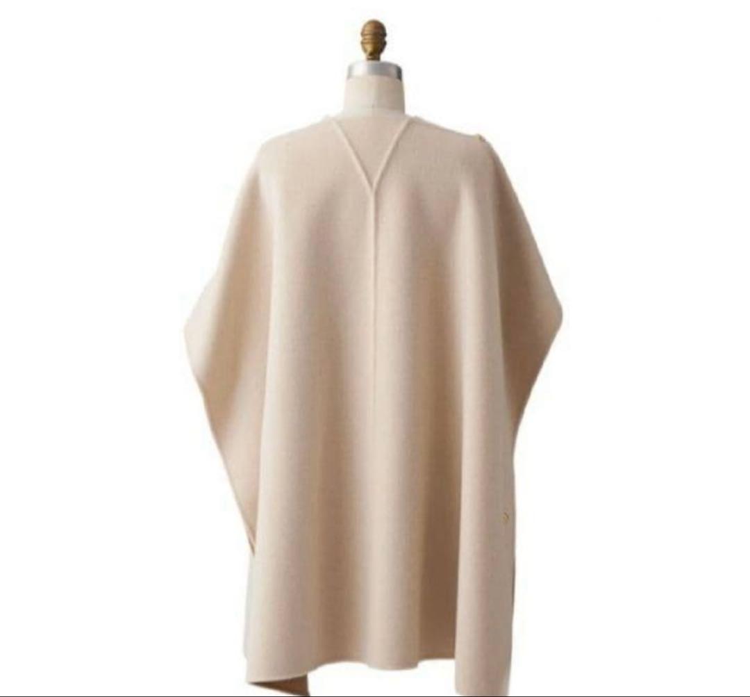 DRAWER ウールビーバーストールジレ　ベージュ