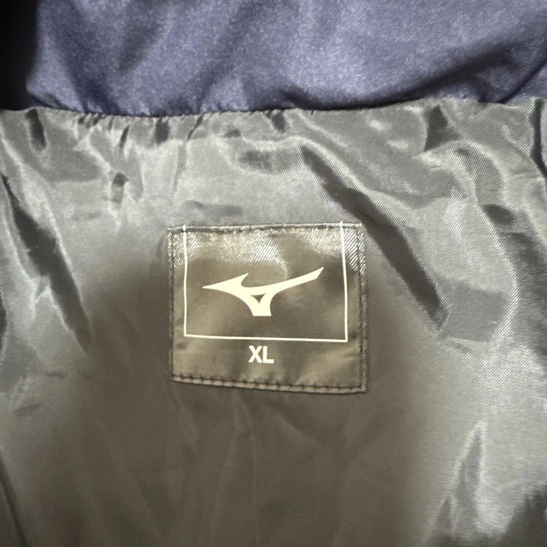 Mizuno ダウンベンチコート XL ネイビー