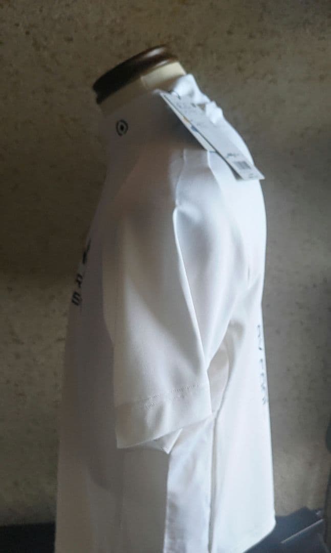 PING ホワイト メンズ 半袖 ハイネックシャツ ゴルフインナー S