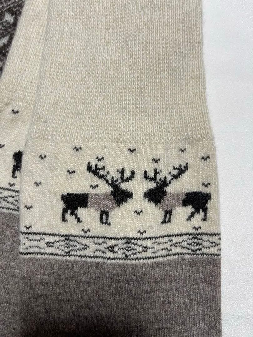 TOD社 モンゴル　ウール100%トナカイセット腹巻きレッグウォーマー