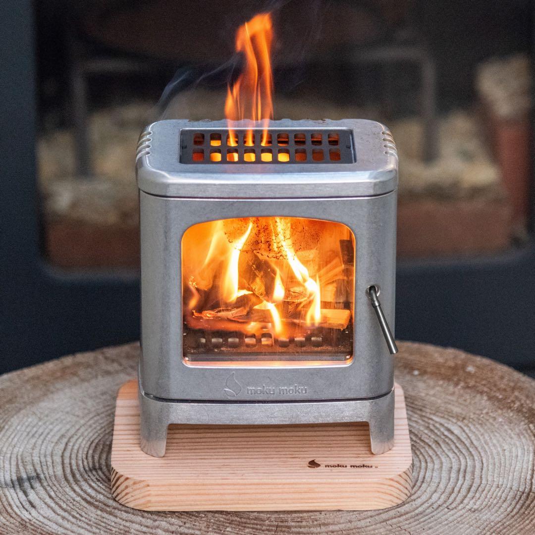 mokumoku ちいさなまきストーブコンロ 日本製 ミニ薪ストーブ 調理