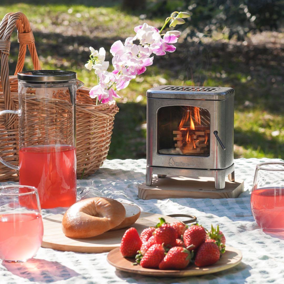 mokumoku ちいさなまきストーブコンロ 日本製 ミニ薪ストーブ 調理