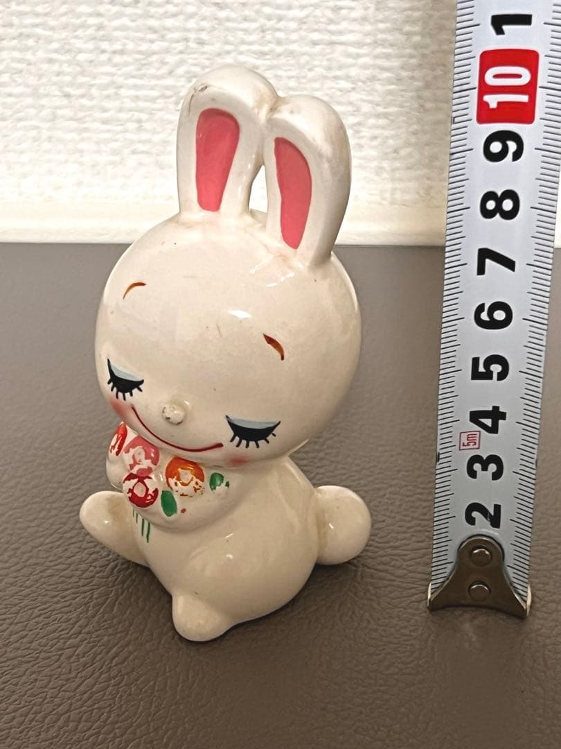 【希少・骨董品】内藤ルネ　 ウサギとトラの陶器置物