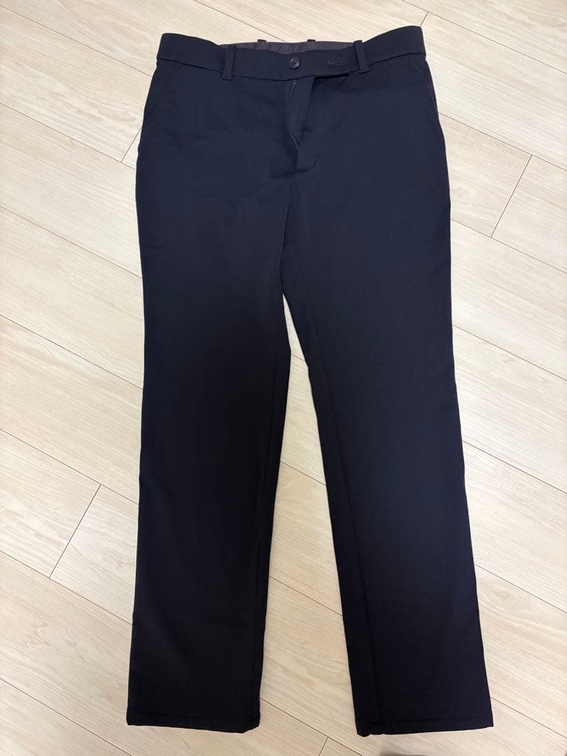 G/FORE メンズ ゴルフウェア 上下セット 長袖ポロシャツ グレー パンツ黒