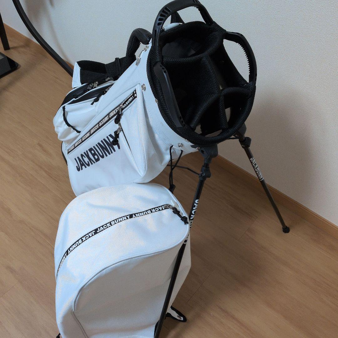 【値下げ】JACK BUNNY ホワイトキャディバッグ
