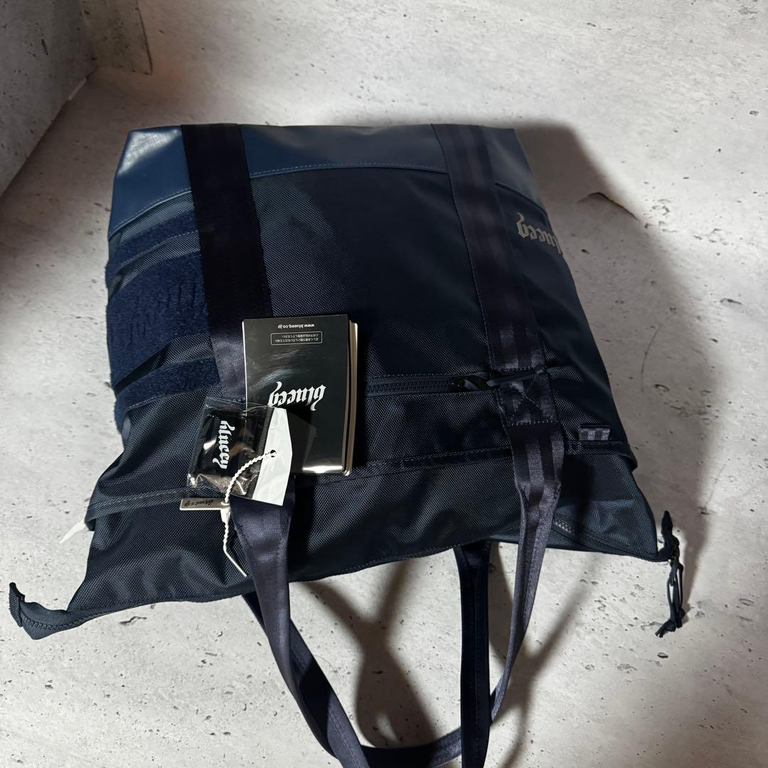 未使用 大きい！40L blueeq ブルイク ネイビートートバッグ