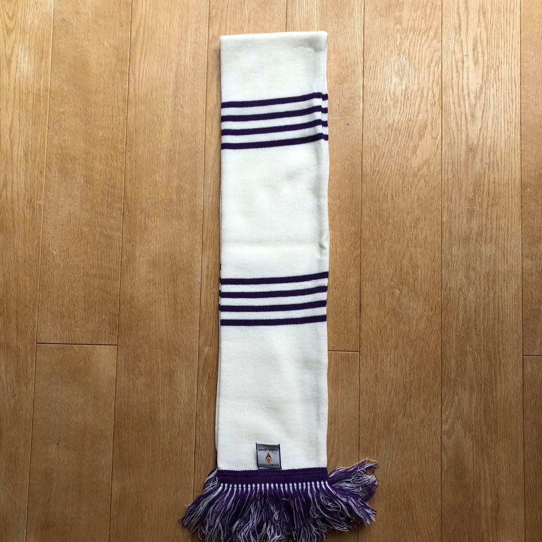 【新品未使用】セリエA　タオルマフラー　ニットマフラー　フィオレンティーナ