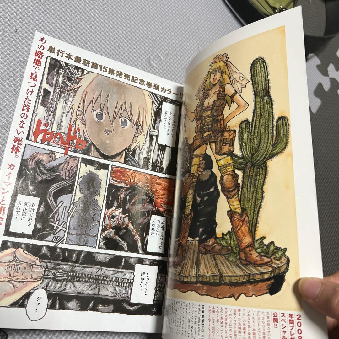 月刊IKKI ドロヘドロ 林田球 2011年1月号 表紙 本誌 切り抜き