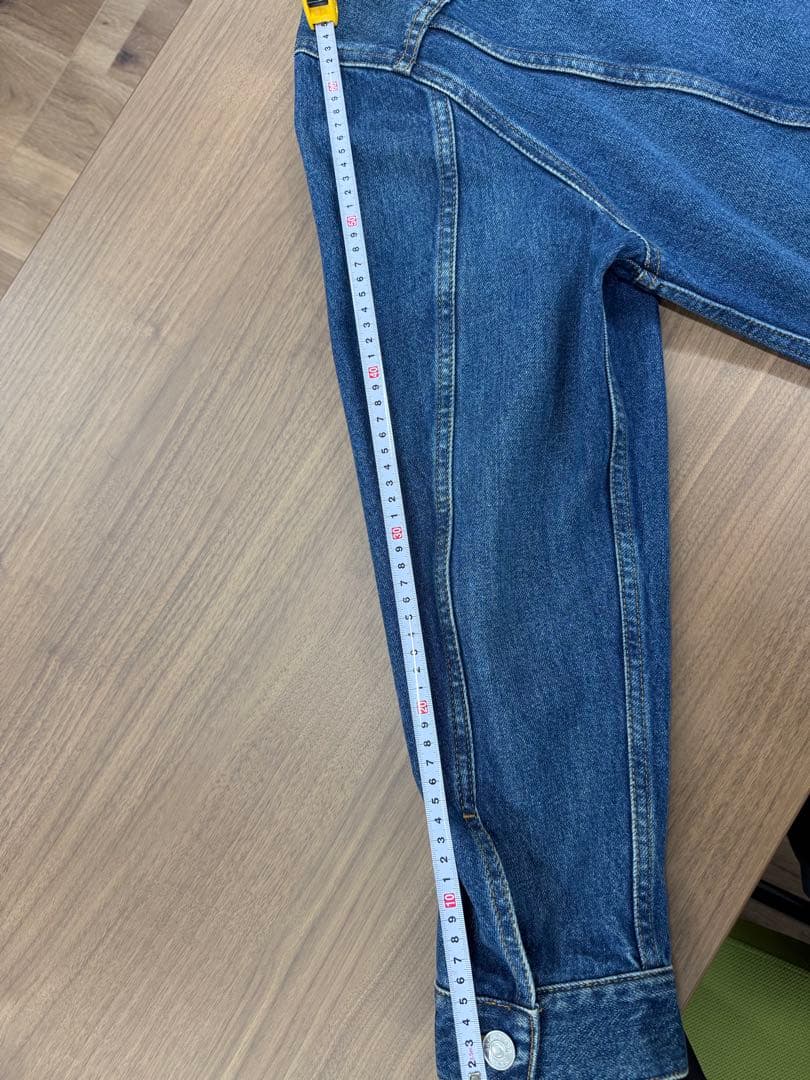 【値下げ】バレンシアガ ユニフォームロゴ デニムジャケット