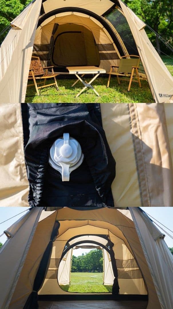 ハイランダー エアフレームテントミーニィ 3回使用 キャンプテント