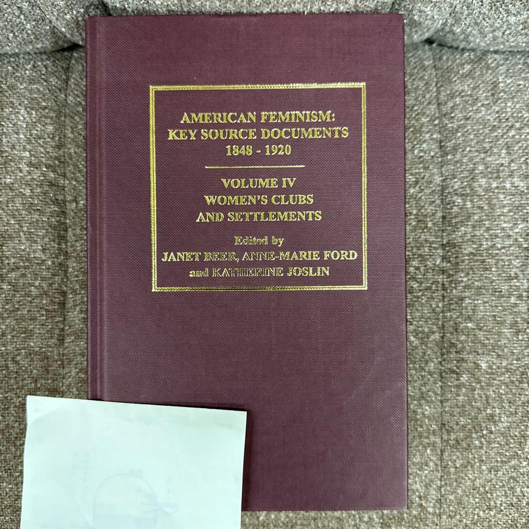 洋書 American Feminism Key Source Documents 4