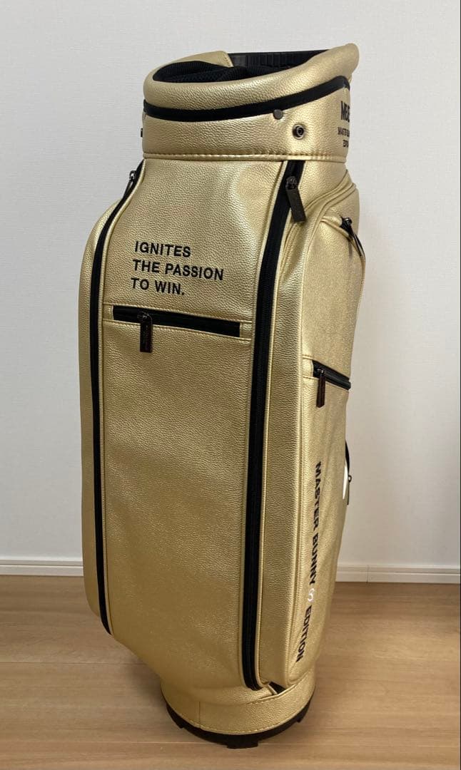 新品 パーリーゲイツ マスターバニー 【原プロアイコン】キャディバッグ 金