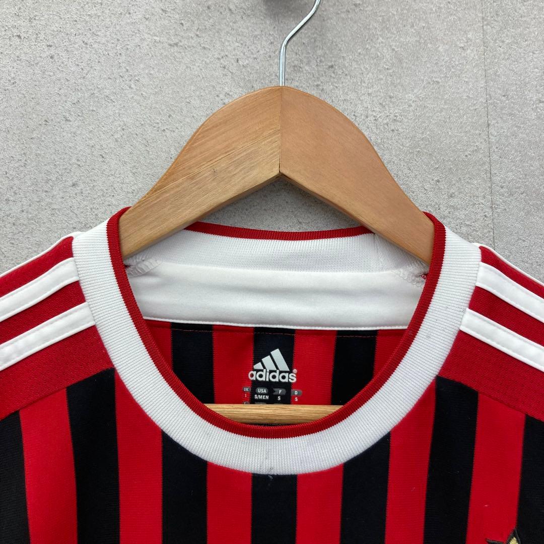 adidas アディダス イブラヒモビッチ ユニフォーム 長袖 M 赤黒白