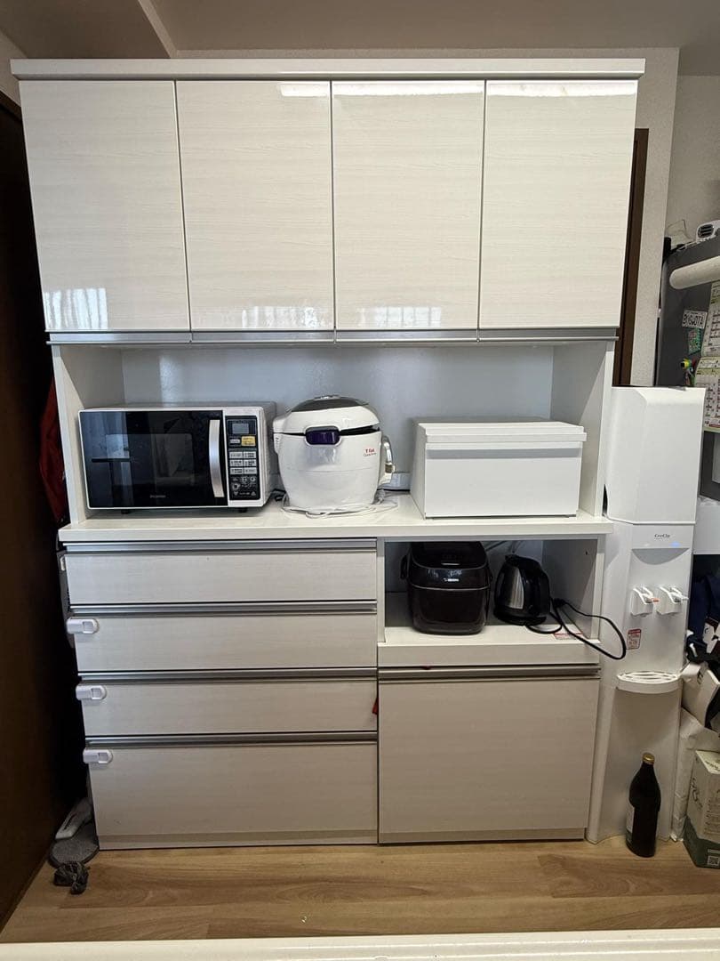 【ニトリ】ホワイト 大型食器棚 比較的美品