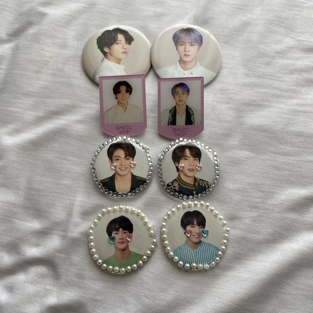 BTS 缶バッチ グクジン