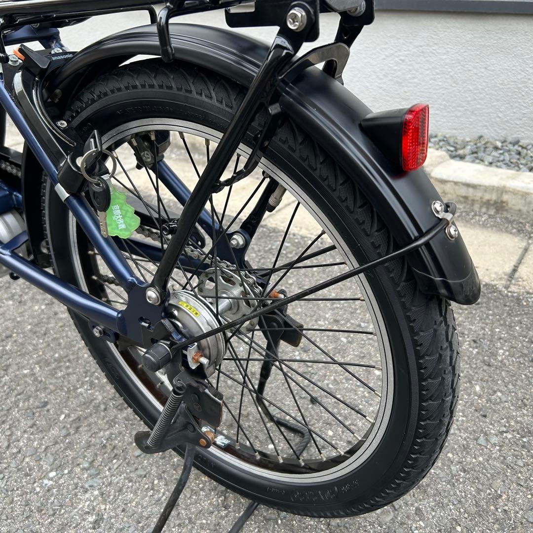パナソニック 電動アシスト自転車 前カゴ・リヤキャリア付き BE-ELSW013