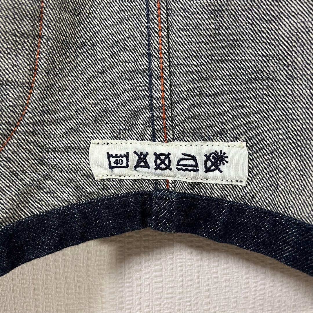 カトー　kato'　3D デニムジャケット　Sサイズ　ネイビー　美品　日本製