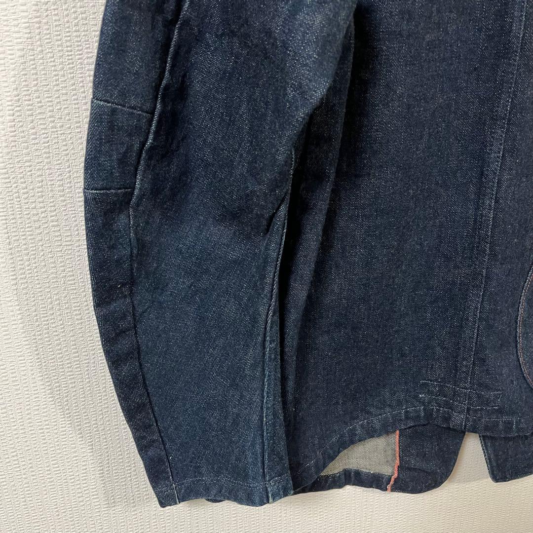 カトー　kato'　3D デニムジャケット　Sサイズ　ネイビー　美品　日本製