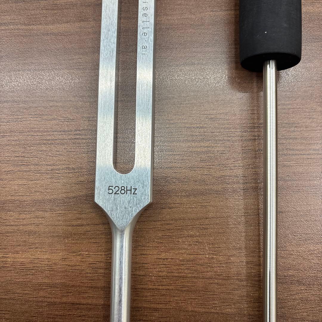 MIチューナー 音叉 528Hz ハンマー付 ニチオン製
