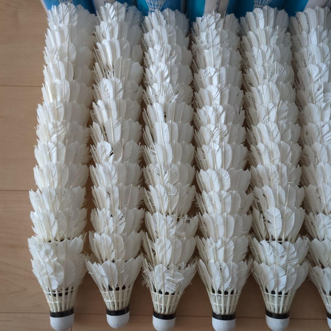 ①送料無料バドミントン中古シャトル130個　ミラン　MILAN　Ｍ-101SP