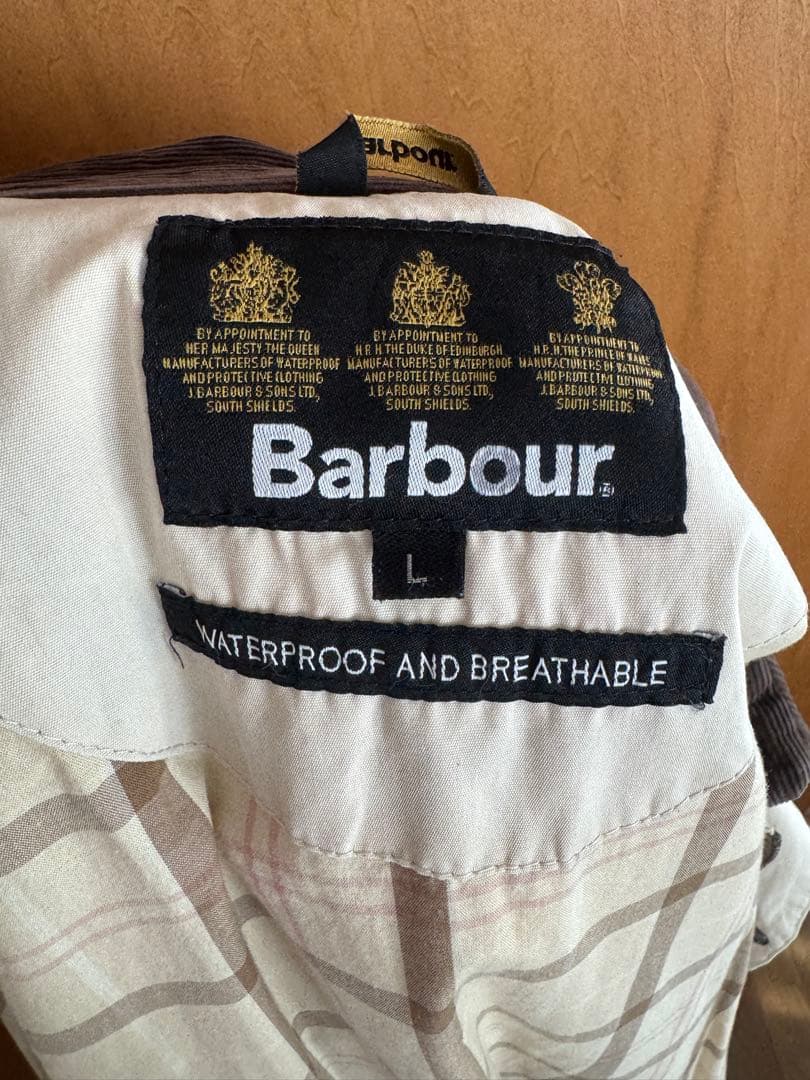 Barbour Beaufort ビューフォート ノンオイル アイボリー