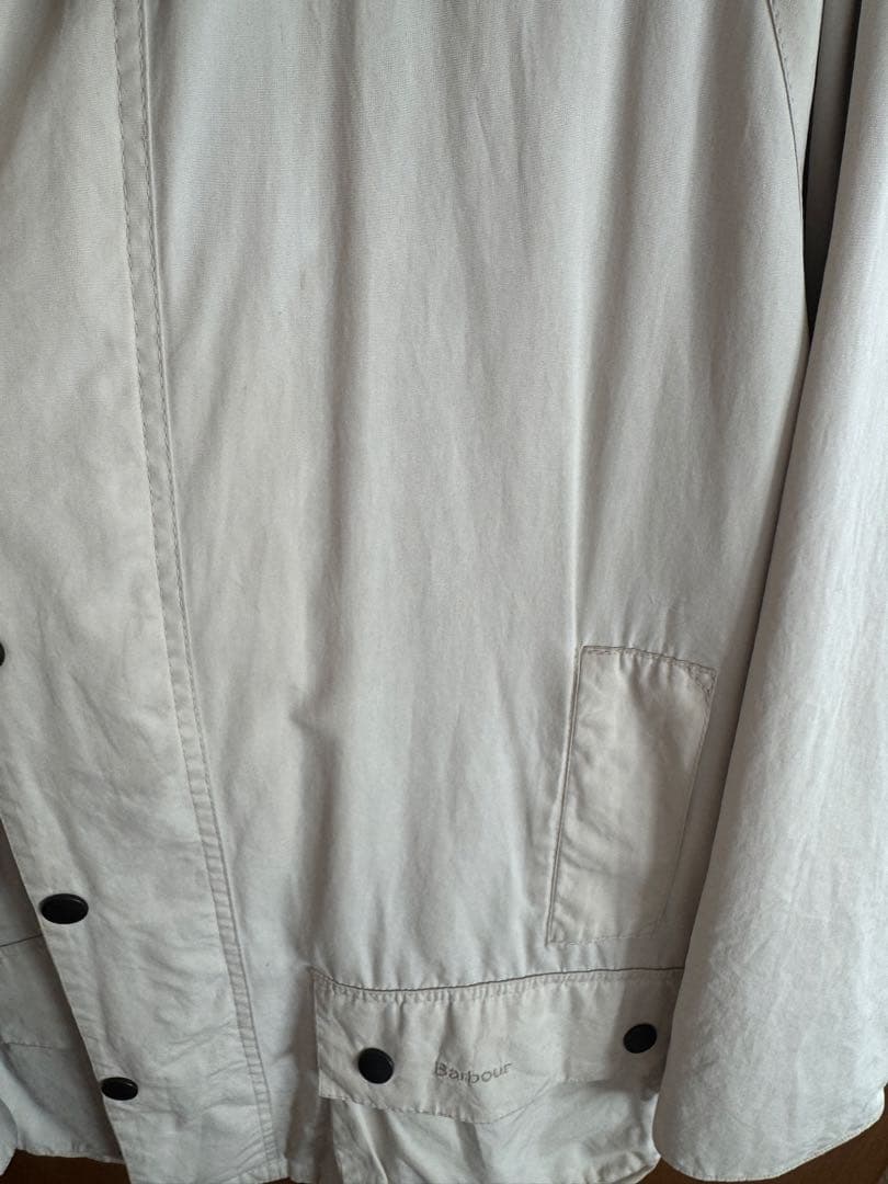 Barbour Beaufort ビューフォート ノンオイル アイボリー