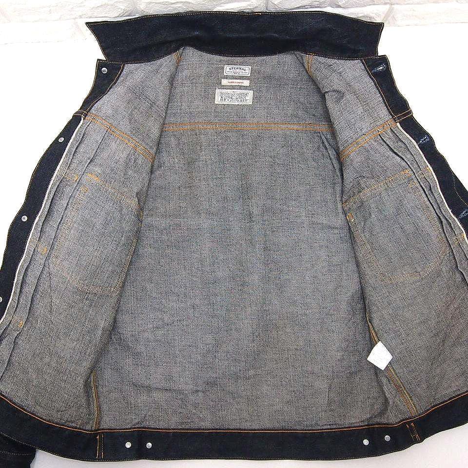 濃紺★美品　ETERNAL　備中 倉敷　インディゴ　2nd デニム ジャケット