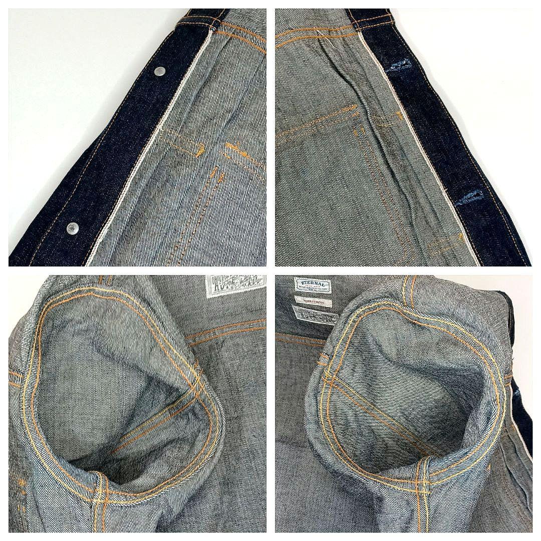 濃紺★美品　ETERNAL　備中 倉敷　インディゴ　2nd デニム ジャケット