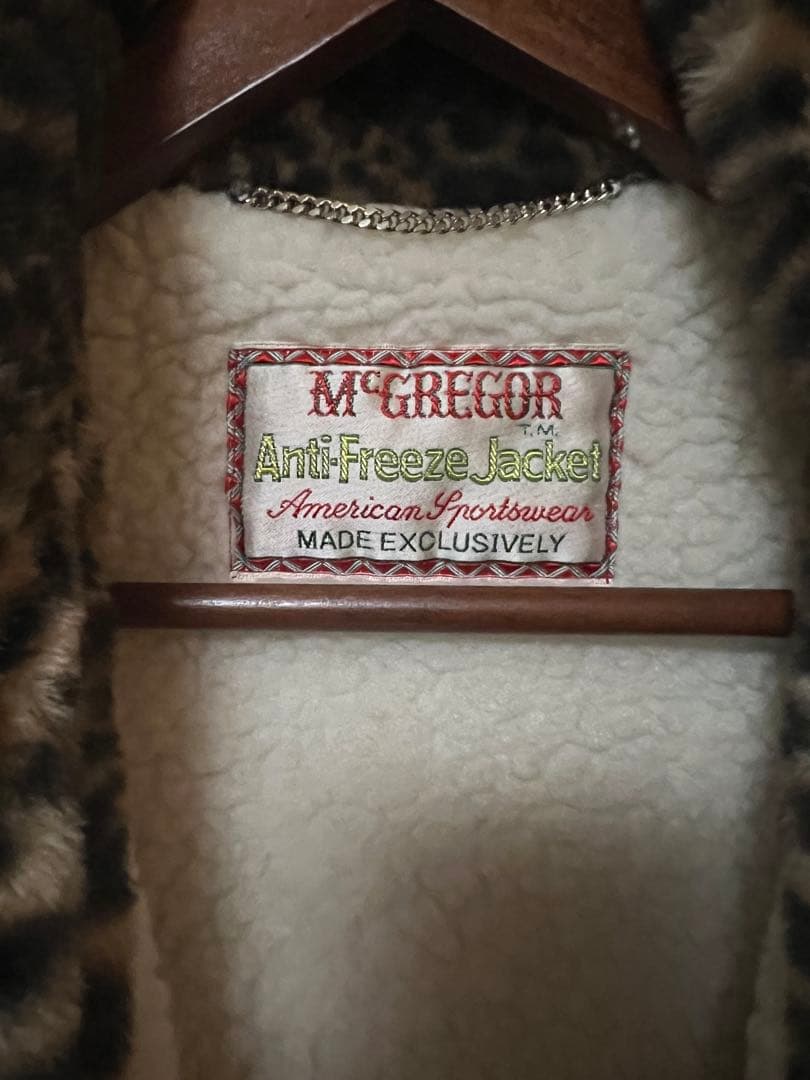 ワコマリアMcGregor レオパード柄 Anti Freeze Jacket