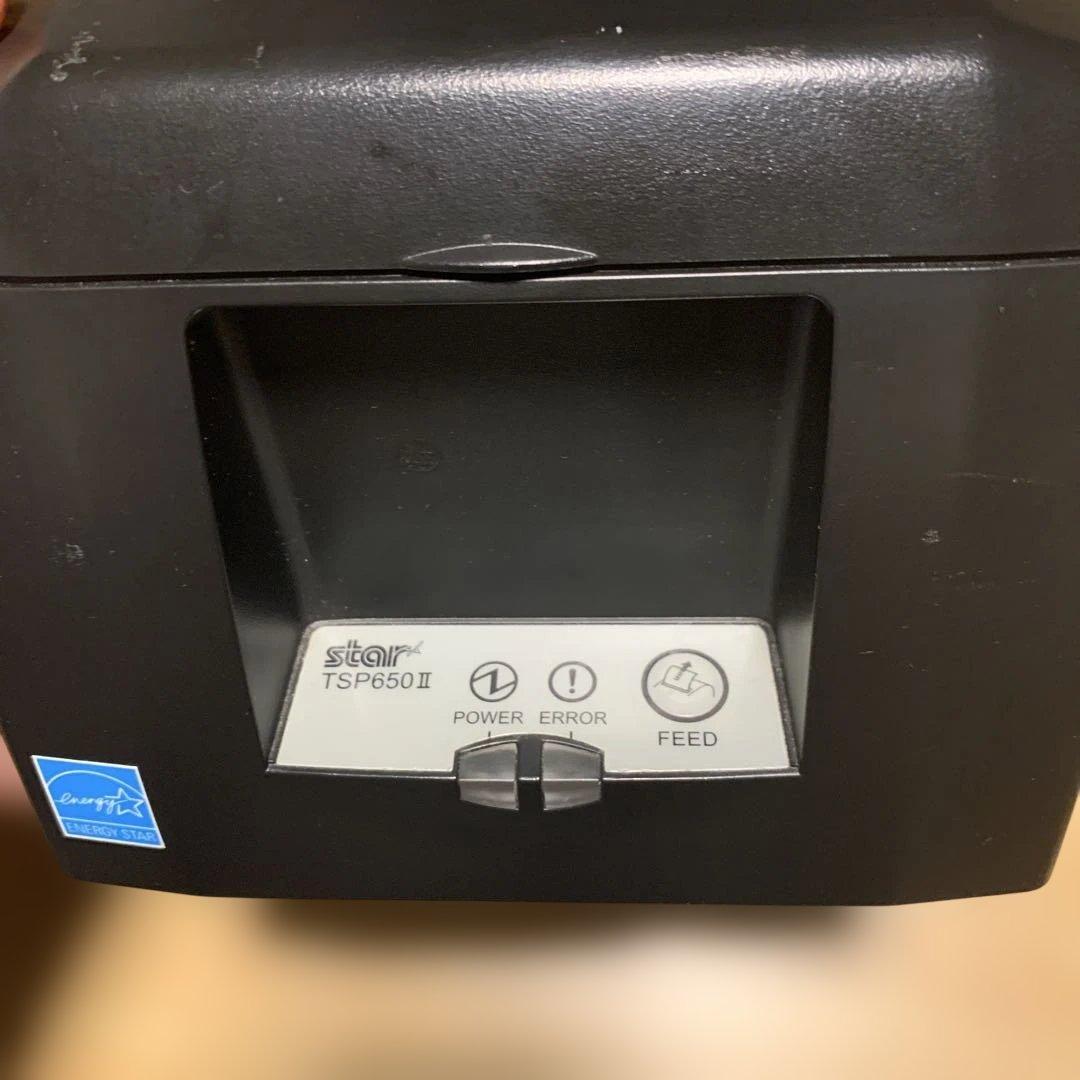 TSP650Ⅱ スター精密レジプリンター 黒 電源アダプター付き