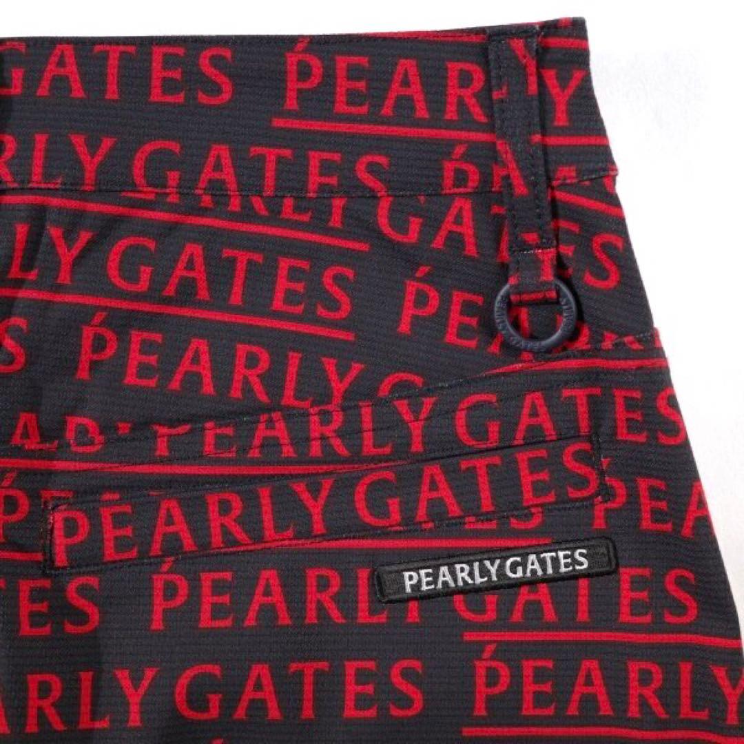 【PEARLY GATES】レディースメゾンロゴ柄 EXストレッチスカート0番S